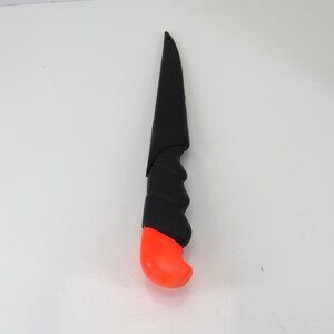 Floating Filet Knife with Plastic Sheath and Orange Location Bulb 10 1/2 Inch